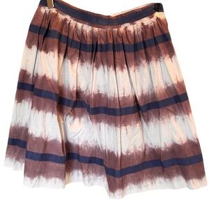 Edme & Esyllte  Striped Brown and Blue Women's Skirt size 6